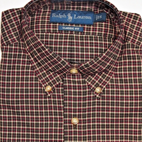 Ralph Lauren Other - Ralph Lauren men's plaid shirt size small classic